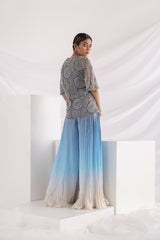 Sign of the painted pearls jacket set