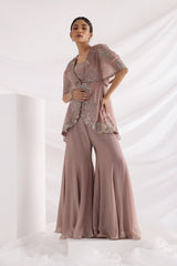 Petal pink jacket set