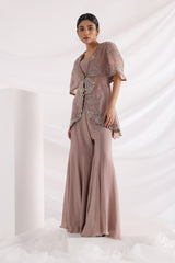 Petal pink jacket set