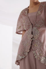 Petal pink jacket set