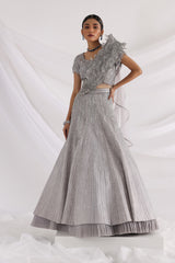 Astrid's reflection lehenga set