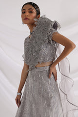 Astrid's reflection lehenga set