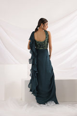 Alida draped saree set