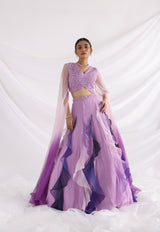 Eternal note of Emilie lehenga set