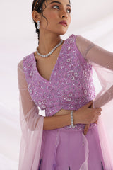 Eternal note of Emilie lehenga set