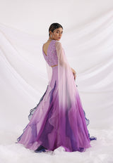 Eternal note of Emilie lehenga set