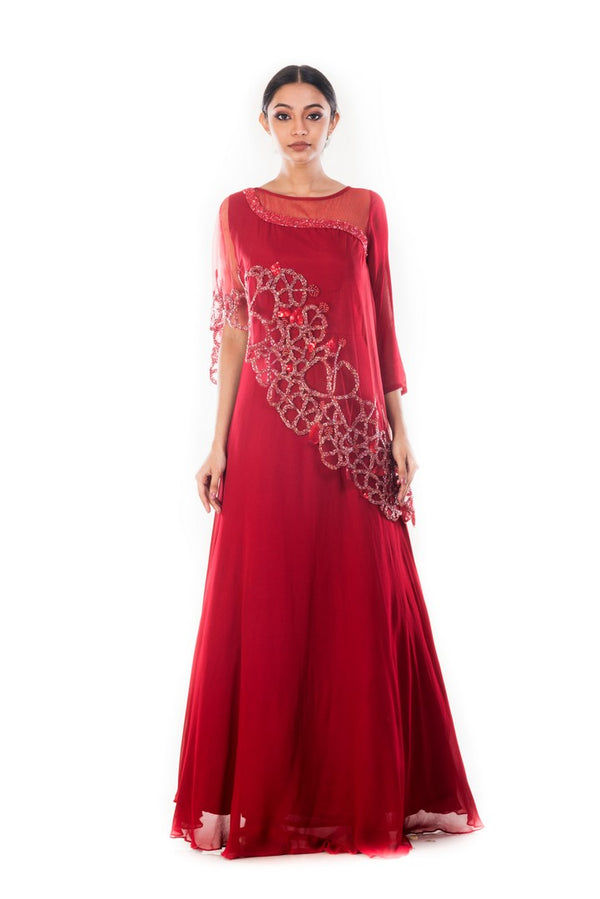 Bhavna Cape Gown
