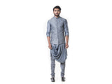 Grey Cowl Kurta Set
