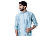 Baby Blue Cowl Kurta Set