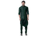 Seaweed Cowl Kurta with Full Embroidered Seaweed Waist Coat set.