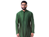 Green Double Cowl Kurta Set