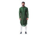Green Double Cowl Kurta Set
