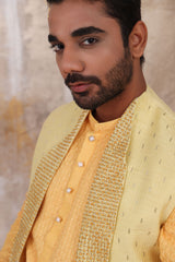 Suvan shawl collar nehru jacket