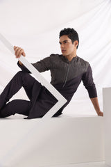 Adrean zipper kurta set