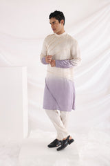 Amethyst pleated kurta set