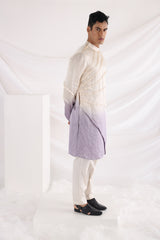 Amethyst pleated kurta set