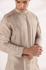 Coastal nehru jacket and Eldoris pleated kurta set