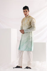 Marble print kurta set