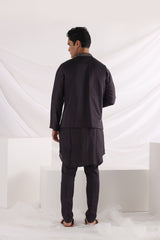 Deep sea nehru jacket