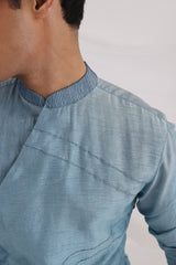 Zeus pleated kurta set