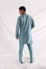 Poseidon blue kurta