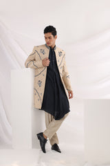 Caelus floral embroidered sherwani