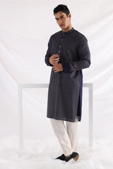 Bleu threadwork kurta set