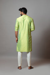 Green mirror Kurta set