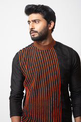 Printed cod kurta set