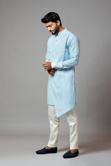 Assymetric Kurta and Pant Pajama Set