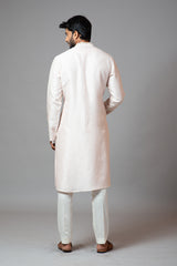 Fully Embroidered Multicolour Floral Kurta and Pant Pajama Set