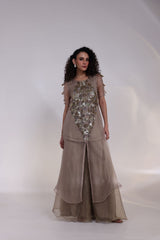 Auric Geometry Kaftan Set