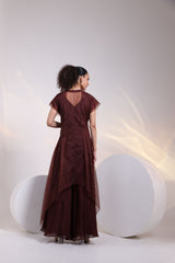 Pearl perfection jumpsuit and cape set