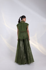 Olive Luxe Embroidered Layer Set