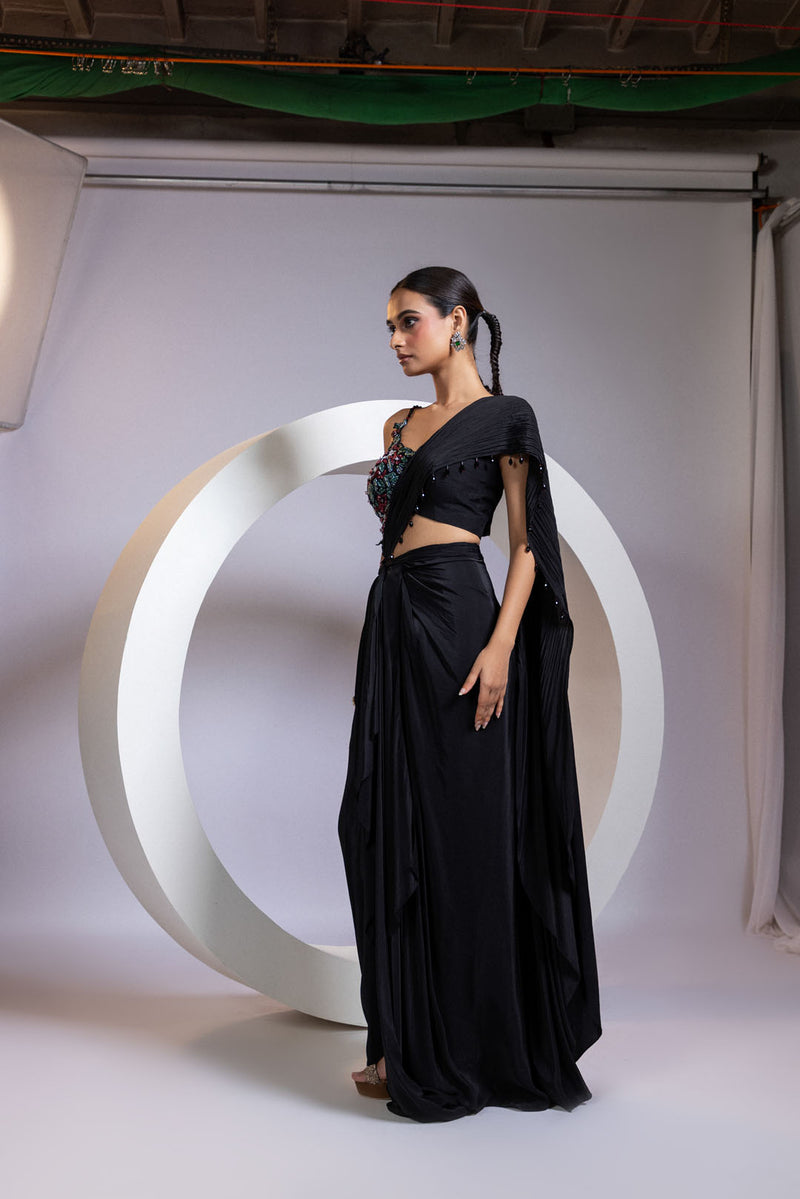 Embernoir Saree