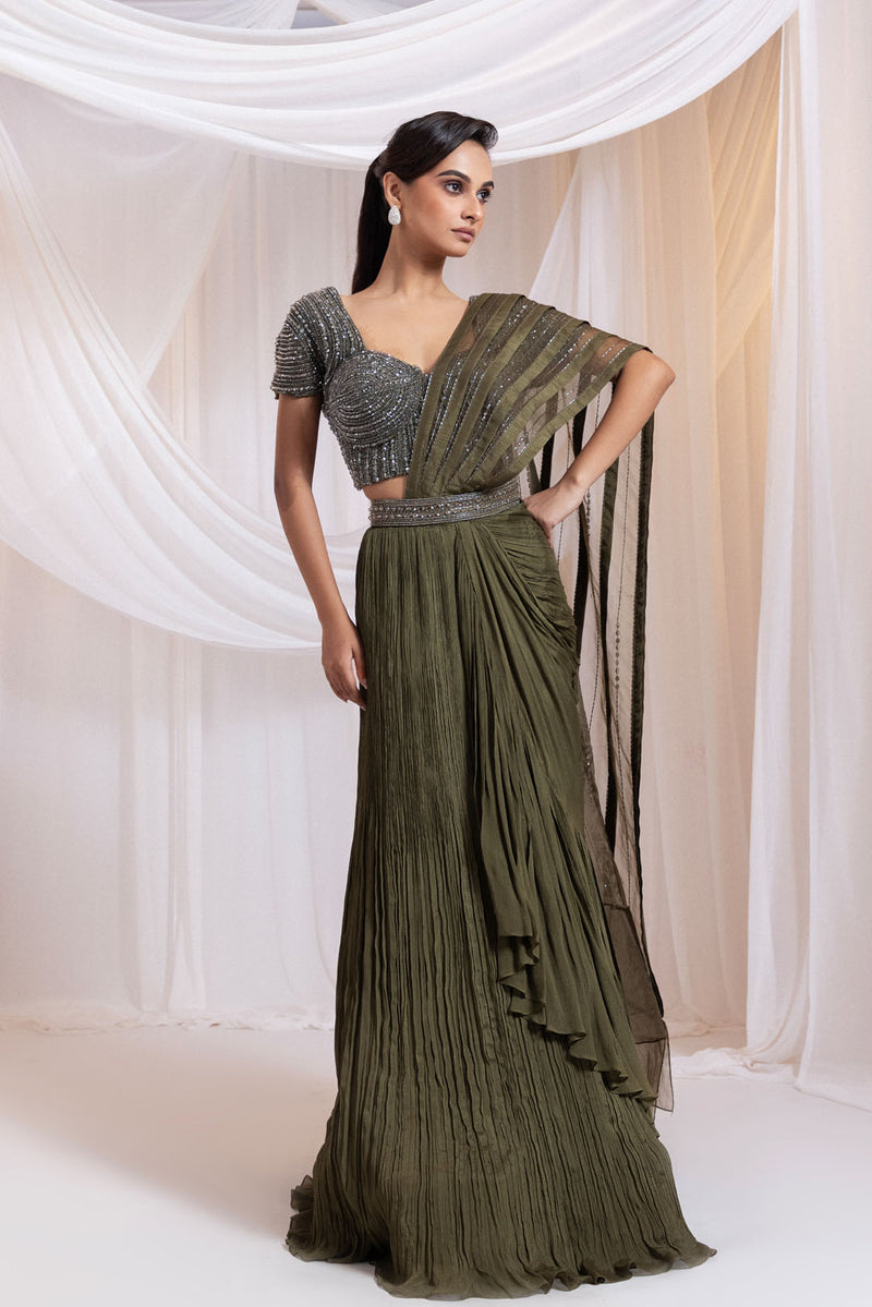 Petalshade Saree Set