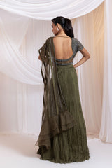 Petalshade Saree Set