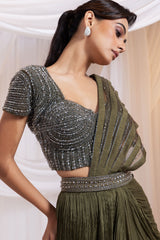 Petalshade Saree Set