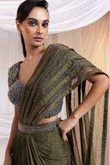 Petalshade Saree Set