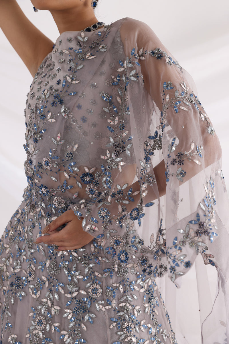 Starlit-sky tulle dress | GIORGIO ARMANI Woman