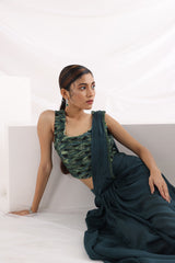 Alida draped saree set