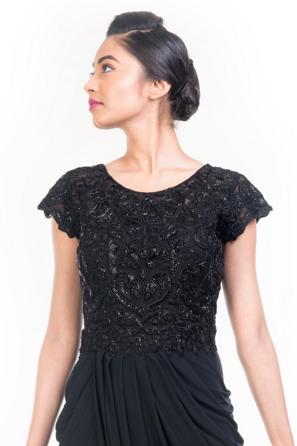Black Cocktail Gown